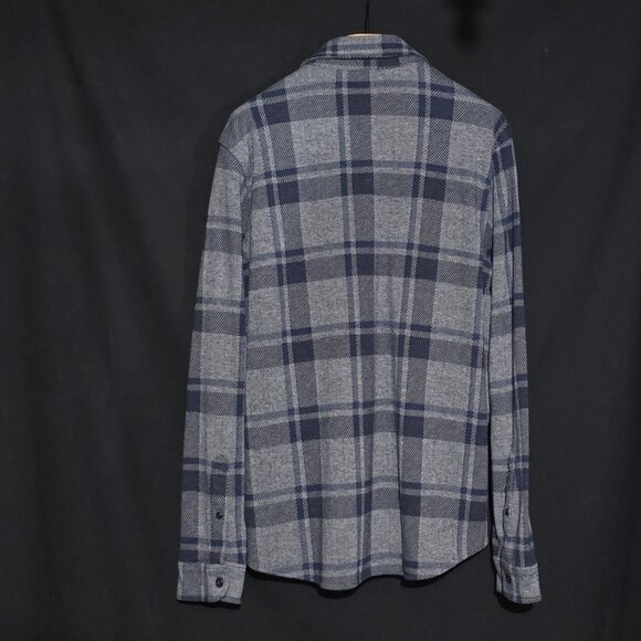 Faherty MXF2201-GSA Legend Sweater Shirt - Gray Seas Plaid - Sz M* - Picture 4 of 4